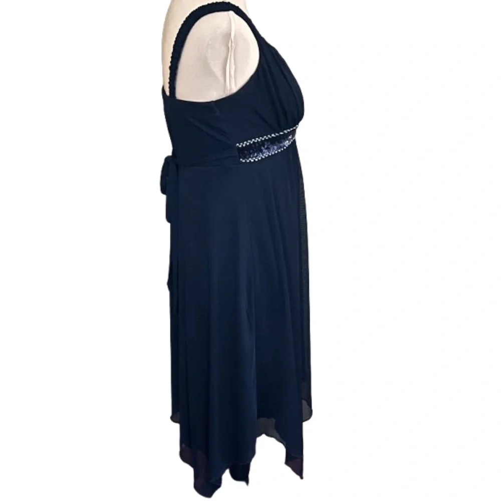 Enfocus Studio Sleeveless Sweetheart Dress Sequin Prom Cocktails Formal Size 8